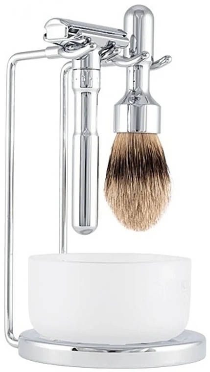 Набор для бритья - Merkur Shaving Set Futur 751 (razor/1pc + shaving/brush/1pc + acc/2pcs) — фото N1