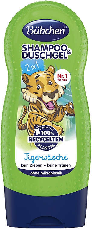Шампунь для волосся й тіла "Тигр" - Bubchen Shampoo&Shower Gel