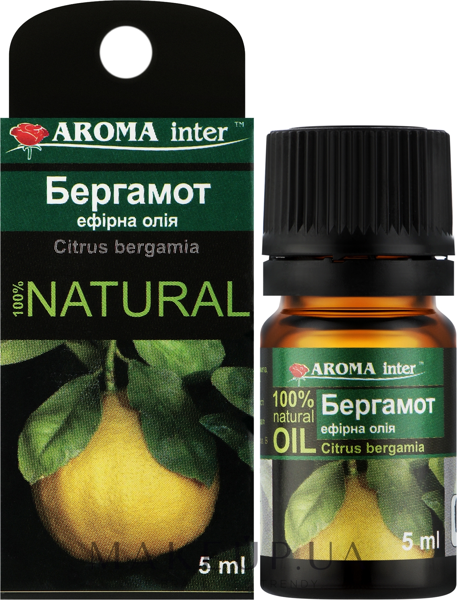 Ефірна олія "Бергамот" - Aroma Inter — фото 5ml