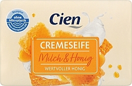 Шматкове крем-мило "Молочний мед" - Cien Milk Honey — фото N2