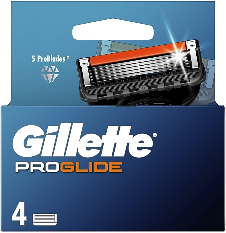 Сменные кассеты для бритья, 4 шт. - Gillette Fusion ProGlide — фото N2