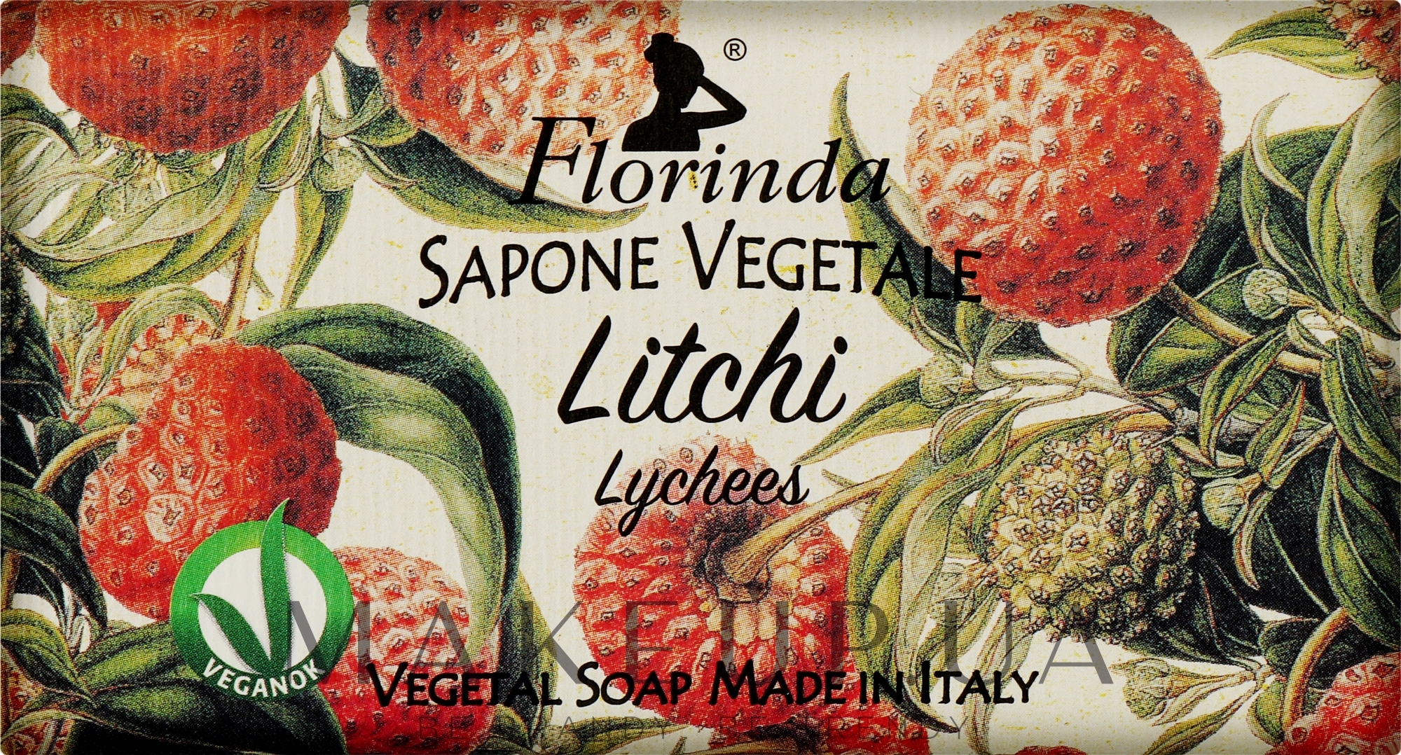 Мыло натуральное "Личи" - Florinda Lychees Natural Soap — фото 100g