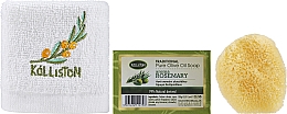Набор - Kalliston Rosemary (soap/100g + sponge + towel) — фото N2