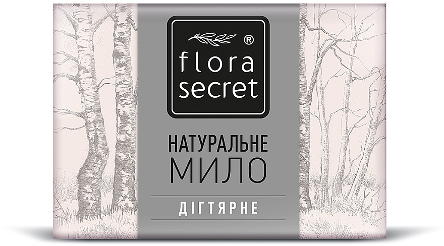 Натуральное мыло "Дегтярное" - Flora Secret — фото N1