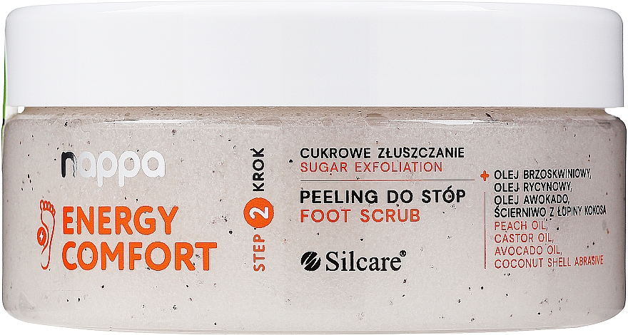 Сахарный пилинг для ног - Silcare Nappa Natural Sugar Foot Scrub — фото N1