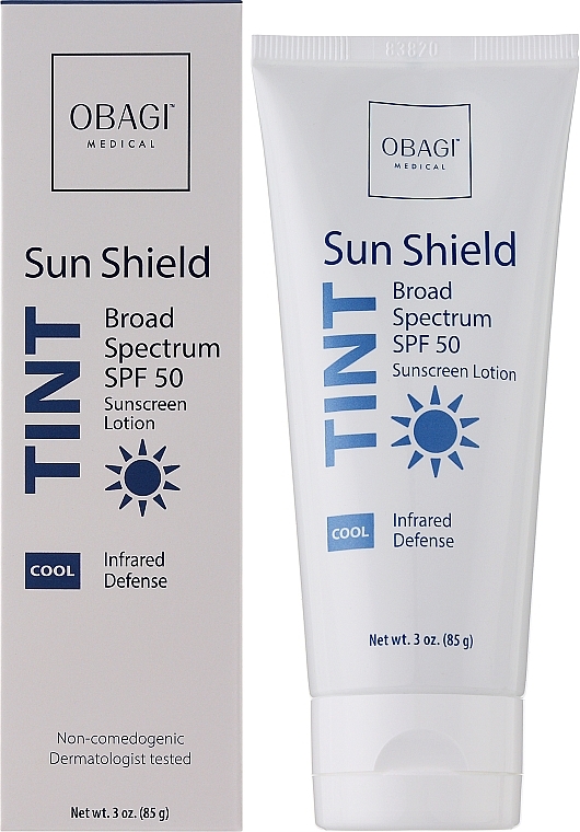 Тонирующий солнцезащитный крем - Obagi Medical Sun Shield Tint Broad Spectrum Spf 50 Cool — фото N2