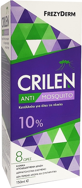 Емульсія для захисту від комарів - Frezyderm Crilen Anti Mosquito 10% — фото N2
