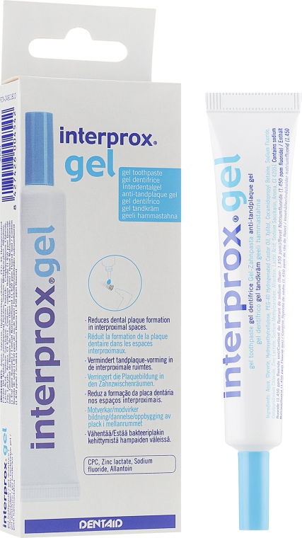 Зубной гель для чистки межзубных промежутков - Dentaid Interprox Gel