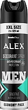 Духи, Парфюмерия, косметика Дезодорант-спрей для мужчин - Bradoline Alex Sensitive Deodorant