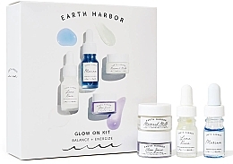 Духи, Парфюмерия, косметика Набор - Earth Harbor Glow On Kit (mask/7ml + ser/5ml*2 + cr/7ml) 