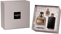 Духи, Парфюмерия, косметика Valentino Uomo - Набор (edt/100ml + edt/4ml + ash/balm/100ml)