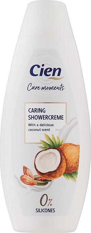 Крем-гель для душа "Кокос" - Cien Moments Ofe Soin Shower Cream — фото N1