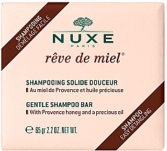 Парфумерія, косметика Твердий шампунь для волосся - Nuxe Reve De Miel Gentle Shampoo Bar