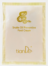 Духи, Парфюмерия, косметика Профилактический крем для ног со змеиным жиром - TianDe Shake Oil Pepairing Foot Cream