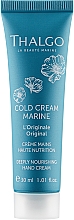 Питательный крем для рук - Thalgo Cold Cream Marine Deeply Nourishing Hand Cream Travel Size — фото N1