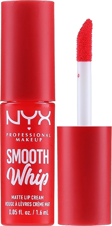Жидкая матовая помада-крем для губ - NYX Professional Makeup Smooth Whip Matte Lip Cream (мини) — фото N1