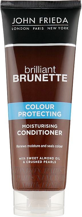 Увлажняющий кондиционер для защиты цвета для брюнеток - John Frieda Brilliant Brunette Colour Protecting Moisturising Conditioner — фото N2