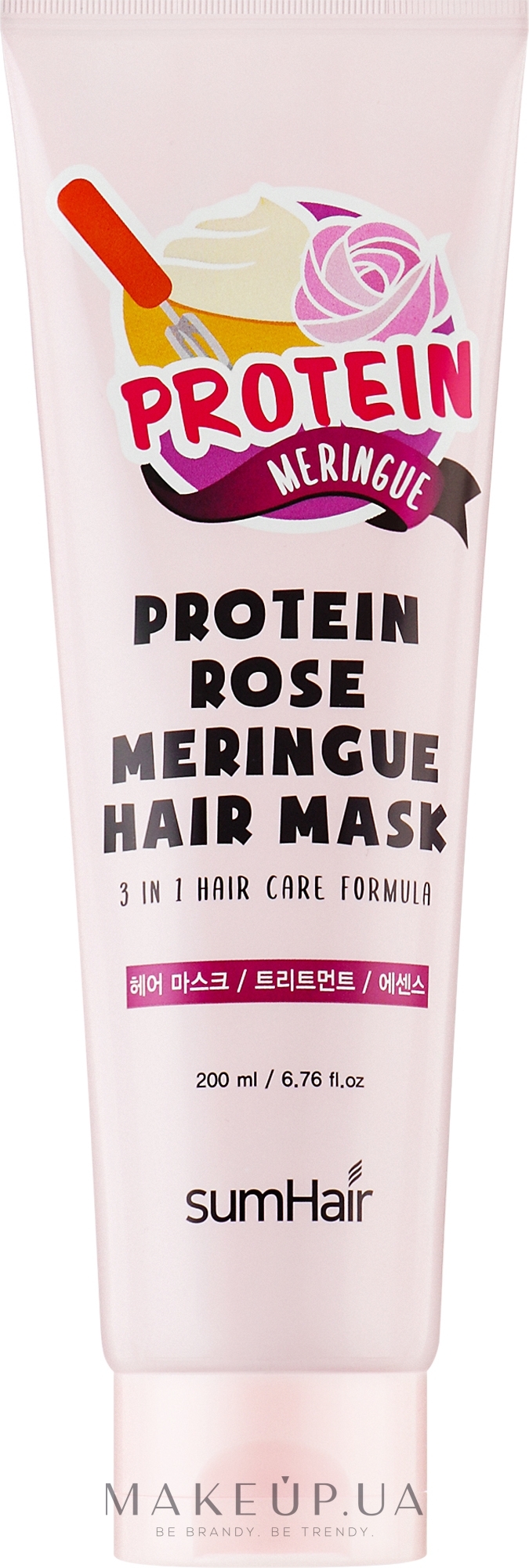 Маска для волосся з протеїнами - Sumhair Rose Meringue Hair Mask — фото 200ml