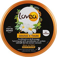 Парфумерія, косметика Олія для прискорення засмаги - Lovea Graisse a Traire Tanning Gel with Accelerator of Suntan