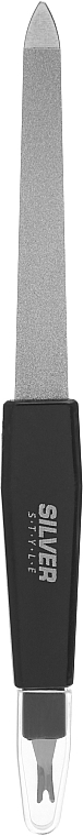 Пилочка сапфировая, 15,5 см, черная - Silver Style — фото N1