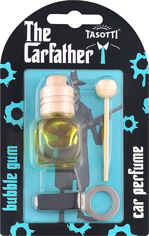 Автомобільний ароматизатор на дефлектор - Tasotti Carfather Wood Bubble Gum — фото N1