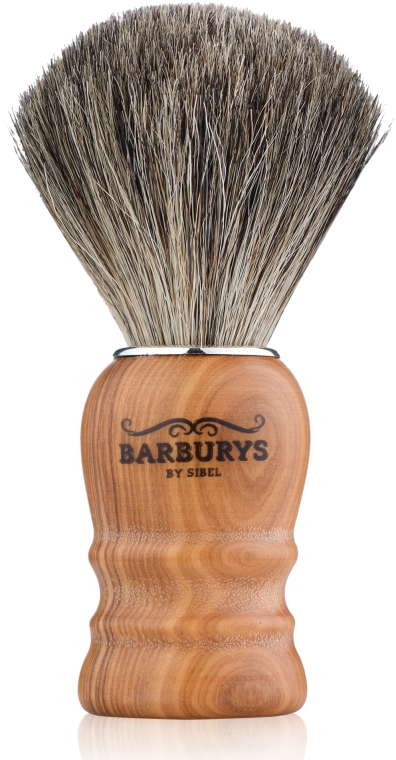 Кисть для бритья - Barburys Shaving Brush Grey Olive — фото N1