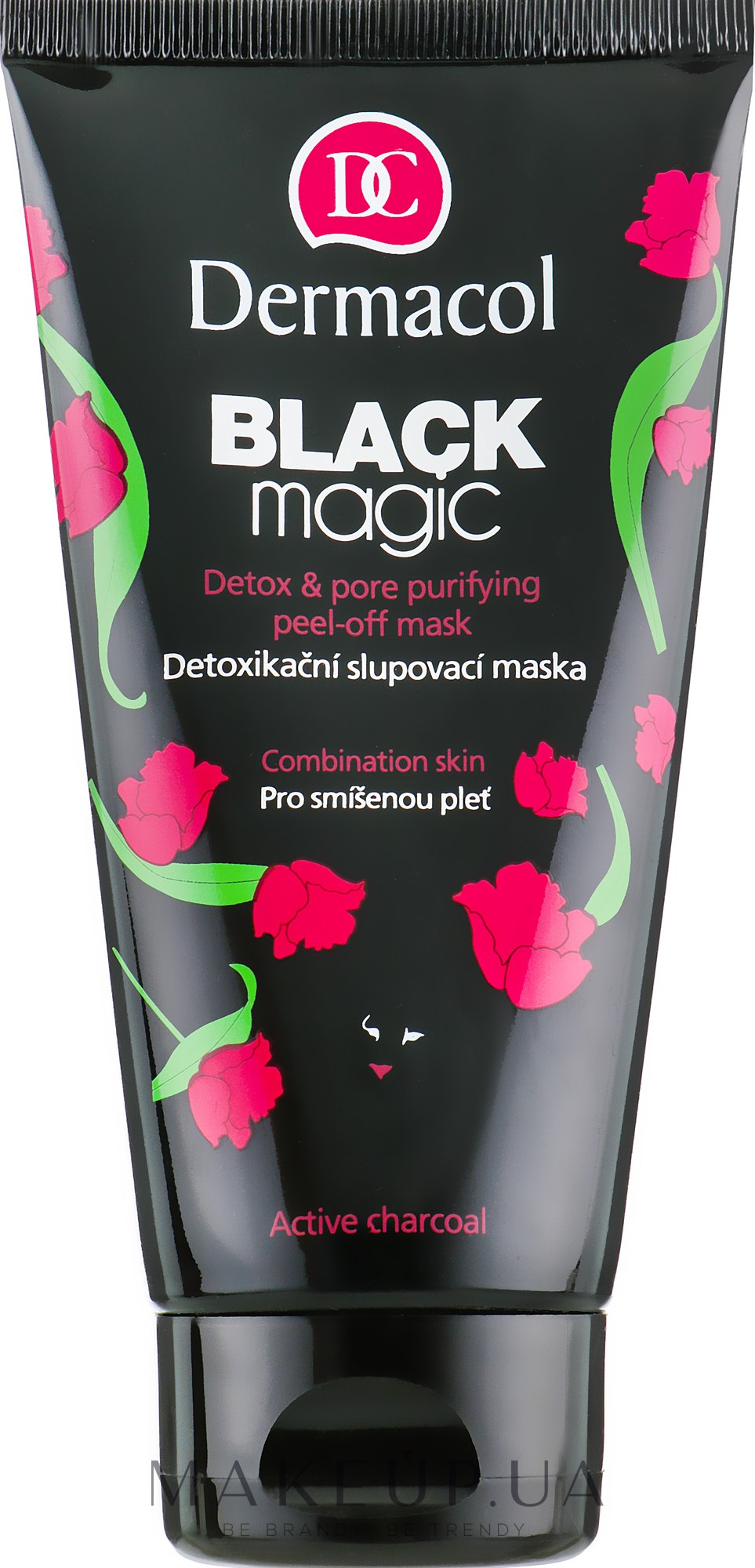 Маска-пленка для комбинированной и жирной кожи - Dermacol Black Magic Detox And Pore Purifying Peel-off Mask — фото 150ml