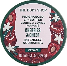 Парфумерія, косметика Олія для губ "Вишня та веселощі" - The Body Shop Cherries & Cheer Lip Butter