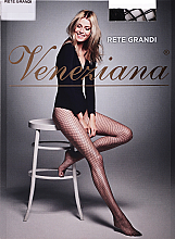 Парфумерія, косметика Колготки для жінок "Rette Grandi" у сіточку, rosso - Veneziana