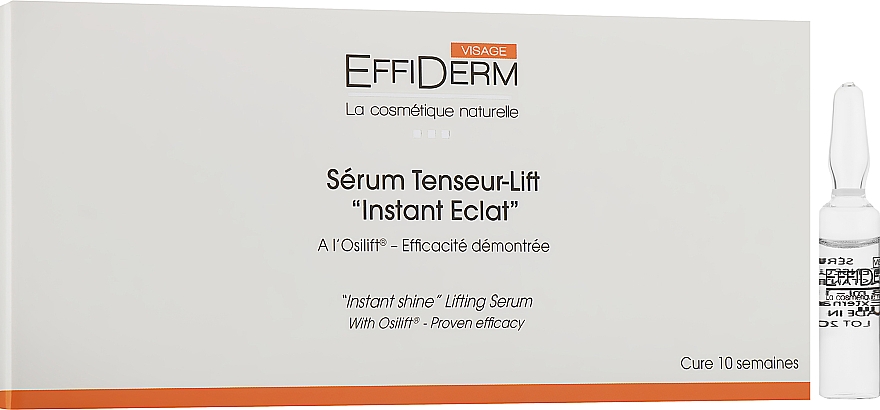 Сиворотка зволоження і ліфтинг - EffiDerm Visage Serum Tenseur-Lift Instant Eclat — фото N1