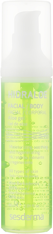 Увлажняющий гель для лица с алоэ вера - SesDerma Laboratories Hidraloe Aloe Gel — фото N2