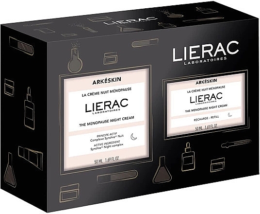 Нічний крем для обличчя - Lierac Arkeskin The Menopause Night Cream Refill (змінний блок) — фото N1