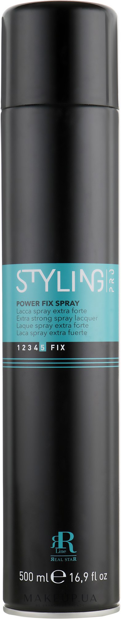 Лак суперсильной фиксации - RR LINE Styling Pro Power Fix Spray — фото 500ml