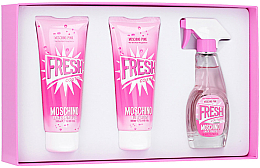 Духи, Парфюмерия, косметика Moschino Pink Fresh Couture - Набор (edt/50ml + b/lot/100ml + sh/gel/100ml)