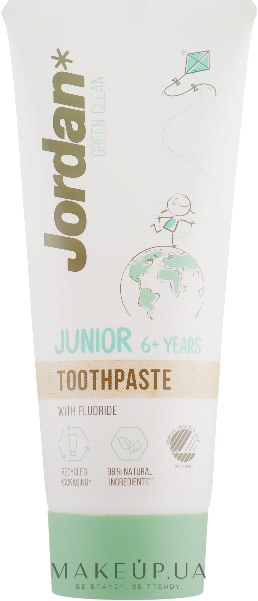 Зубна паста, 6-12 років - Jordan Green Clean Junior — фото 50ml