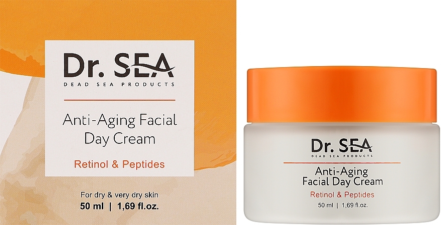 Антивіковий денний крем для обличчя - Dr. Sea Anti-Aging Facial Day Cream — фото N2