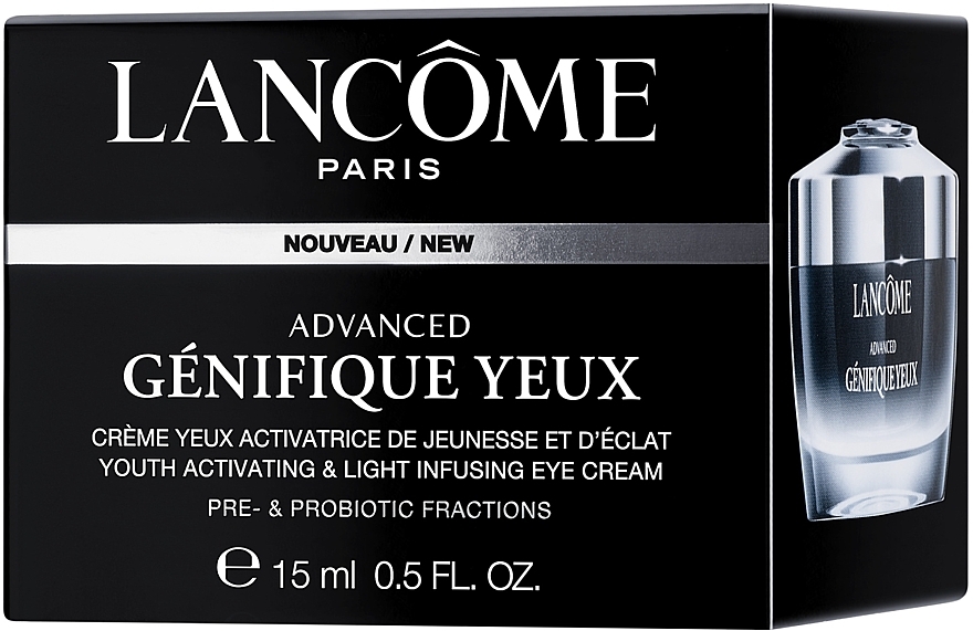 Вдосконалений крем-активатор молодості з ефектом сяйва для догляду за шкірою навколо очей - Lancome Advanced Genifique — фото N4
