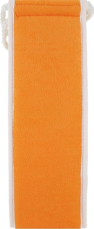 Губка для ванны с ручками "Сизаль", двусторонняя, оранжевая - York — фото N2