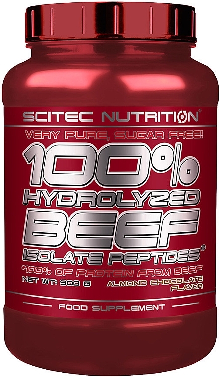 Гідролізований протеїн - Scitec Nutrition 100% Hydrolyzed Beef Isolate Peptides Almond-Chocolate — фото N3