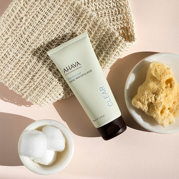 УЦЕНКА Грязевой пилинг для лица - Ahava Time To Clear Facial Mud Exfoliator * — фото N5