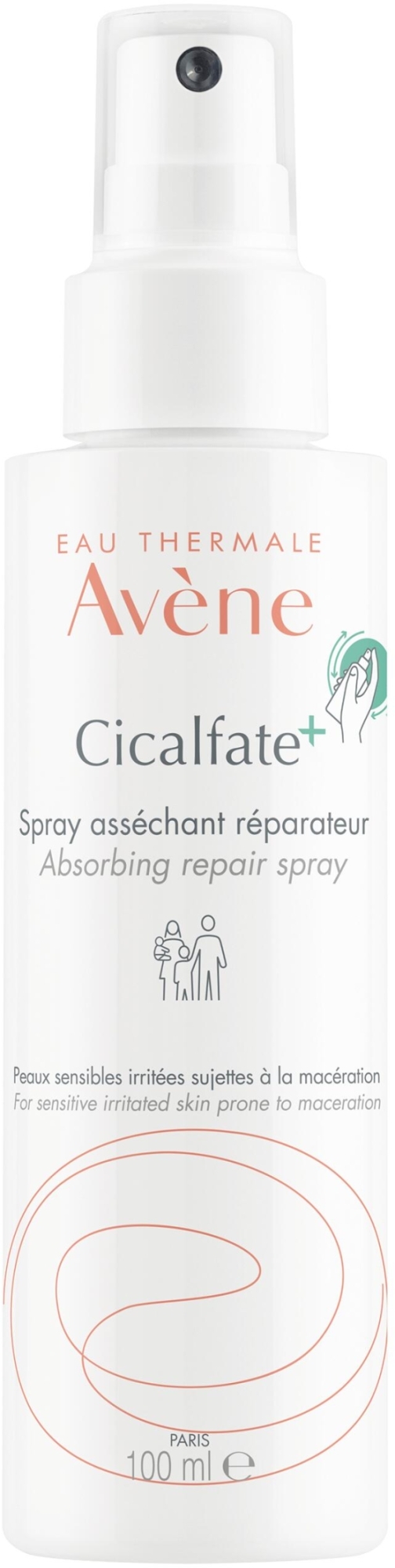 Восстанавливающий очищающий спрей - Avene Cicalfate + Spray — фото 100ml