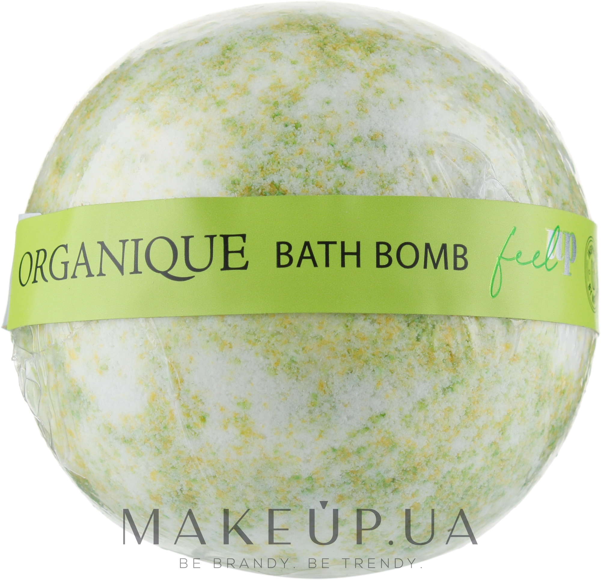 Шипучий шар для ванны - Organique HomeSpa Feel Up Bath Bomb — фото 170g