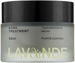 Противовоспалительная маска для лица - Lavande Acne Treatment — фото N1
