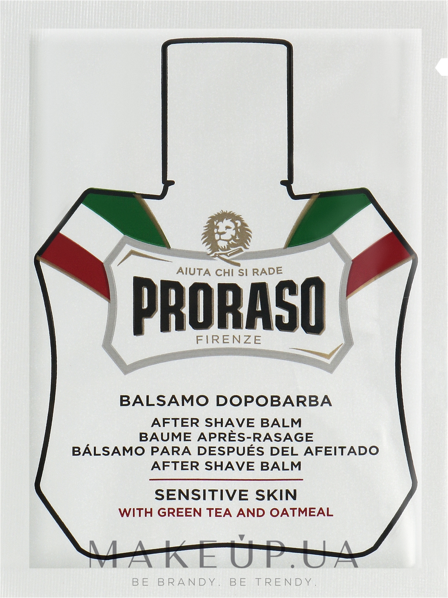 Бальзам після гоління - Proraso After Shave Balm Sensitive (пробник) — фото 3ml