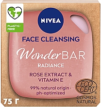 Духи, Парфюмерия, косметика Натуральное очищение для лица для естественного сияния кожи - NIVEA WonderBar Radiance Face Cleansing