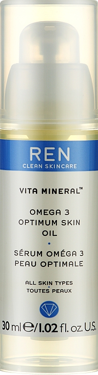Оптимальне масло для обличчя - REN Vita Mineral Omega 3 Optimum Skin Serum Oil
