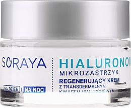 Восстанавливающий крем на день/ночь - Soraya Hialuronowy Mikrozastrzyk Regenerating Cream 40+ — фото N2