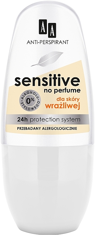 Антиперспірант - AA Cosmetics Deo Anti-Perspirant Sensitive 24H — фото N1