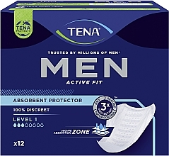 Урологічні прокладки для чоловіків, 12 шт. - Tena Men Level 1 — фото N2