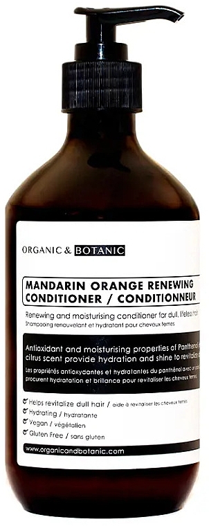 Восстанавливающий кондиционер для волос - Organic & Botanic Mandarin Orange Renewing Conditioner — фото N1